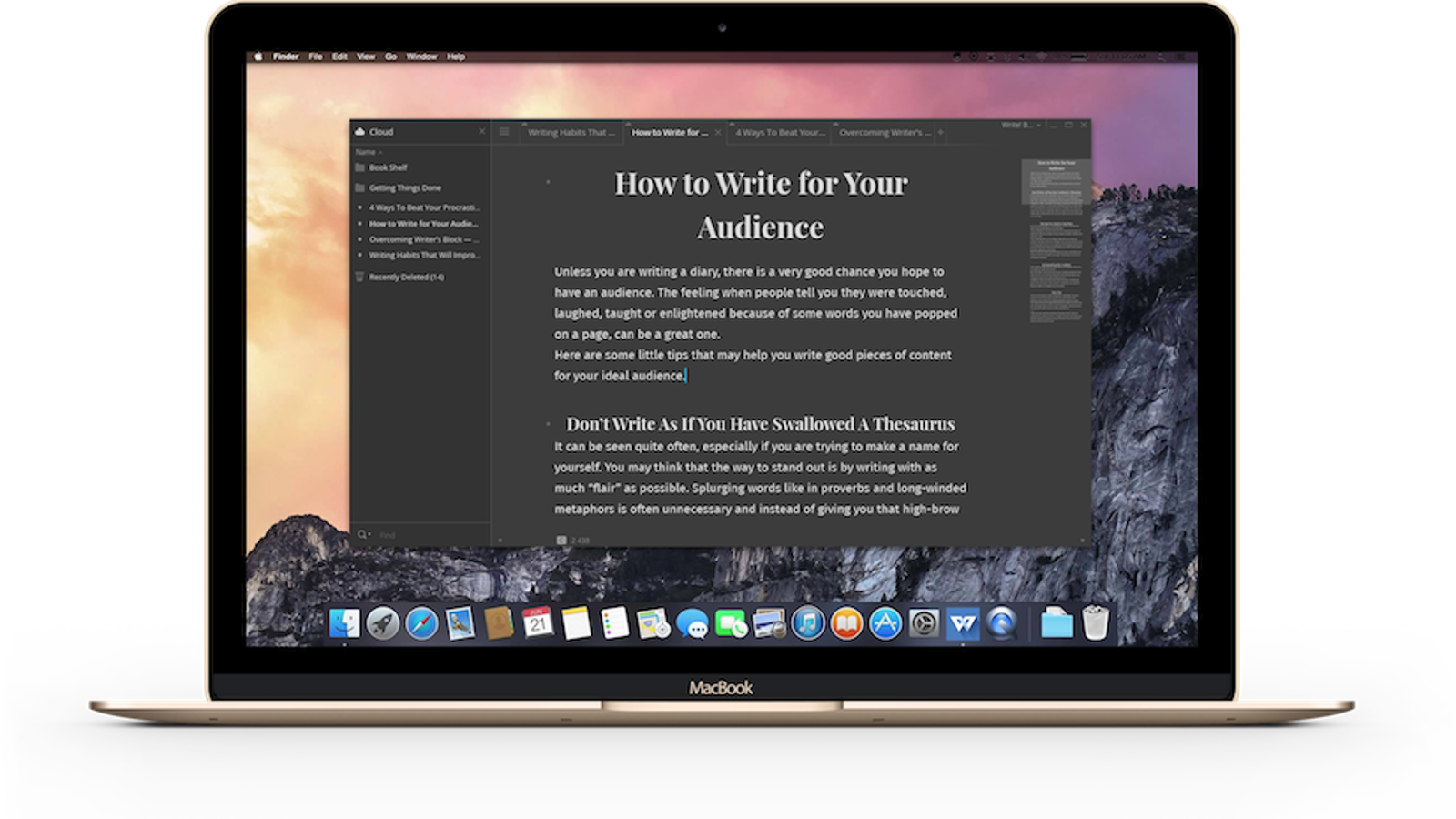 writing tool for mac